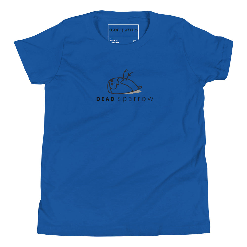 Image of the Kind t-shirt in the colour true royal. The DEADsparrow logo is printed on the t-shirt.